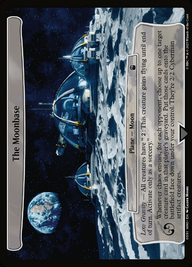 The Moonbase (WHO) (591) / Planar Cards