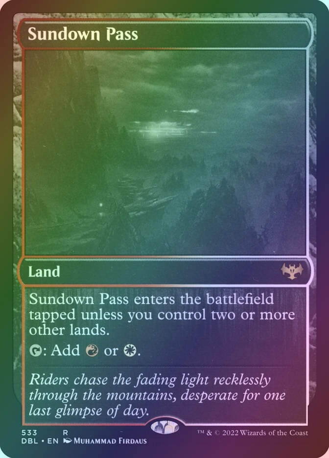 Sundown Pass (DBL) (533) / Foil