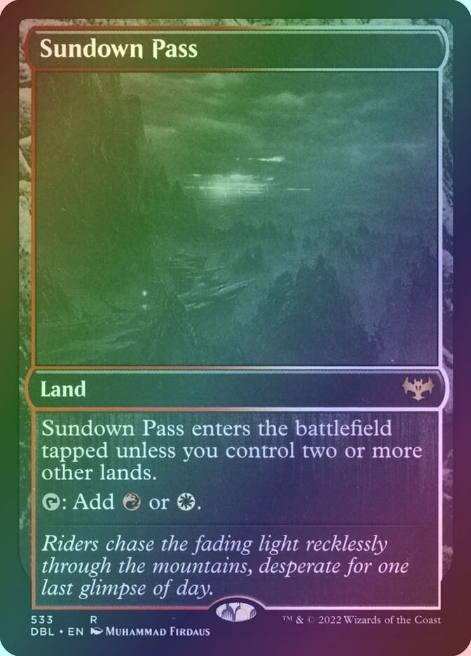 Sundown Pass (DBL) (533) / Foil