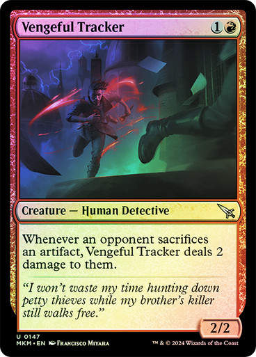 Vengeful Tracker (mkm) (147) / Foil