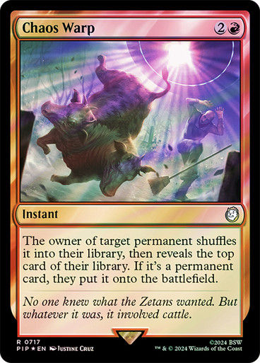 Chaos Warp (pip) (717) / Surge Foil