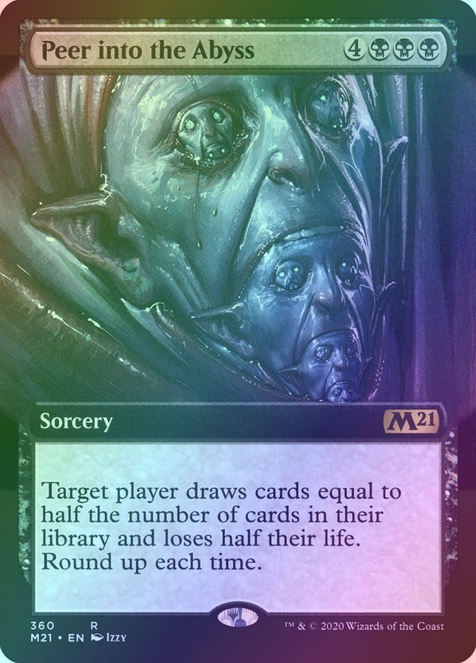 Peer into the Abyss (M21) (360) / Extended Art / Foil