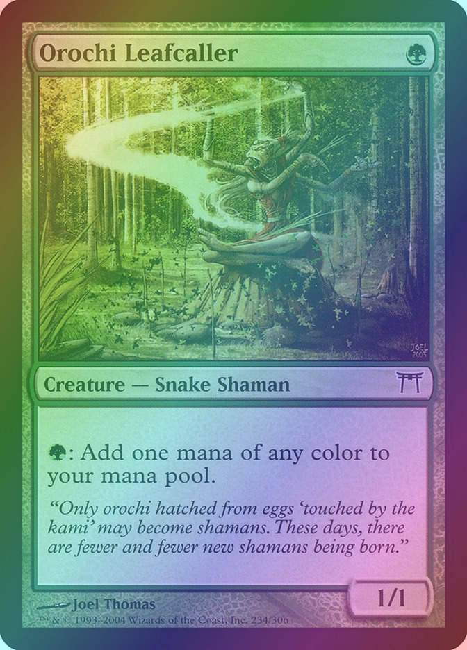 Orochi Leafcaller (CHK) (234) / Foil