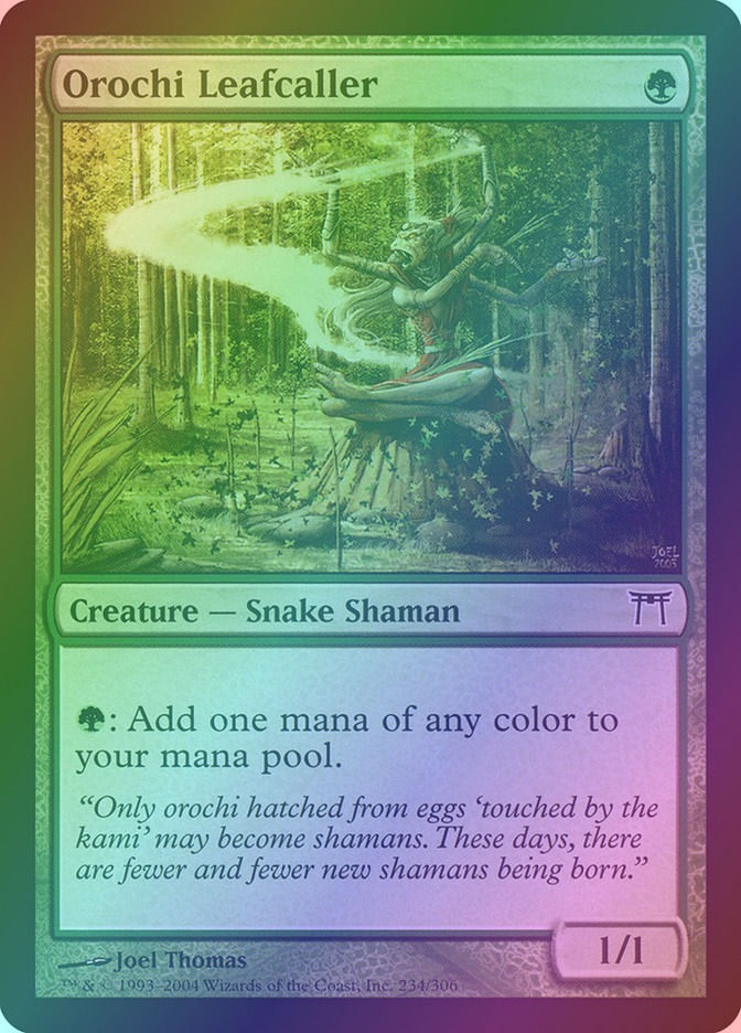 Orochi Leafcaller (CHK) (234) / Foil
