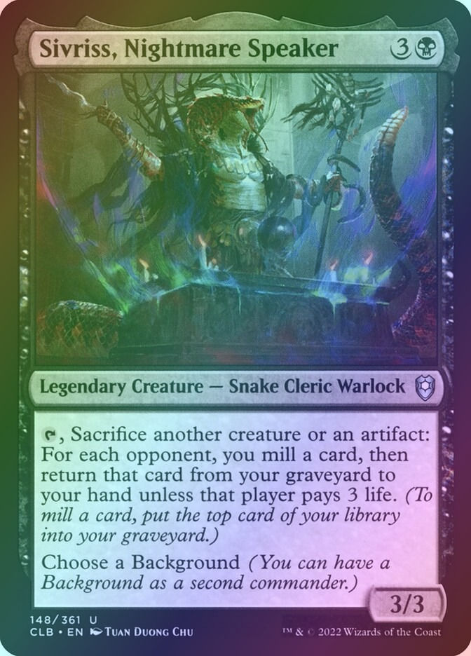 Sivriss, Nightmare Speaker (CLB) (148) / Foil