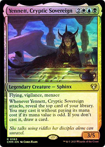 Yennett, Cryptic Sovereign (cmm) / Foil