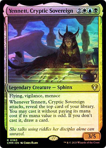 Yennett, Cryptic Sovereign (cmm) / Foil