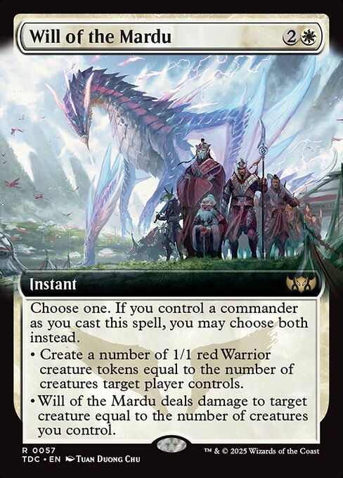 Will of the Mardu (TDC) (57) / Extended Art