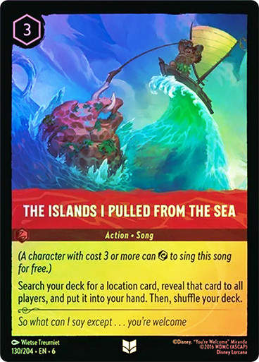 The Islands I Pulled From The Sea (LOR_AZU) / Foil