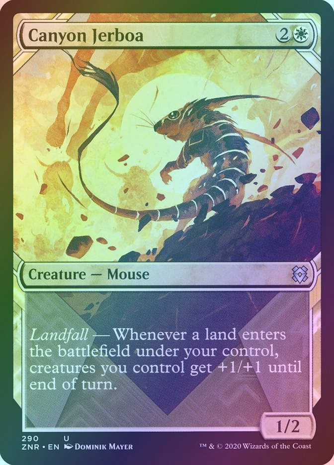 Canyon Jerboa (ZNR) (290) / Showcase / Foil
