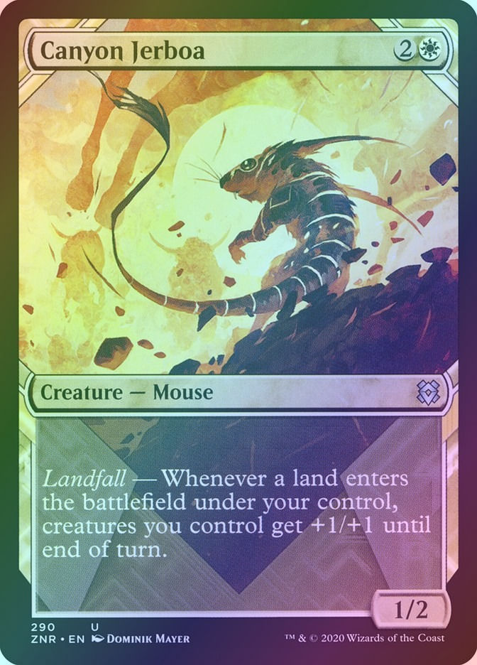 Canyon Jerboa (ZNR) (290) / Showcase / Foil