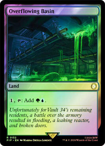Overflowing Basin (pip) (152) / Foil