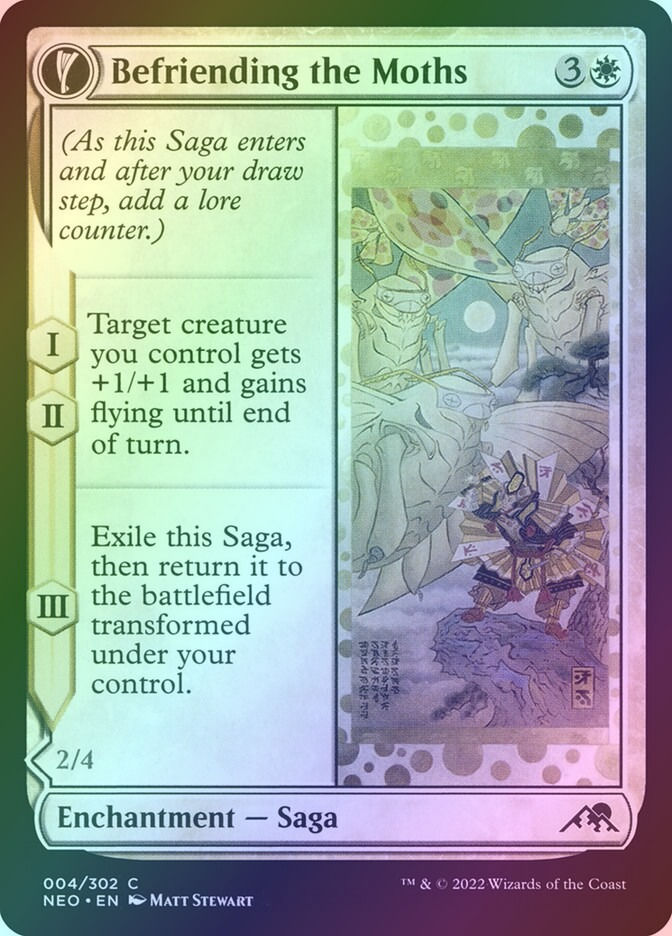 Befriending the Moths // Imperial Moth (NEO) (4) / Foil — cara 1 de 2