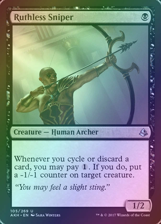 Ruthless Sniper (AKH) (105) / Foil