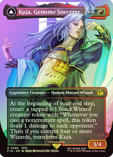 Kuja, Genome Sorcerer // (FIN) (399) / Borderless / Foil