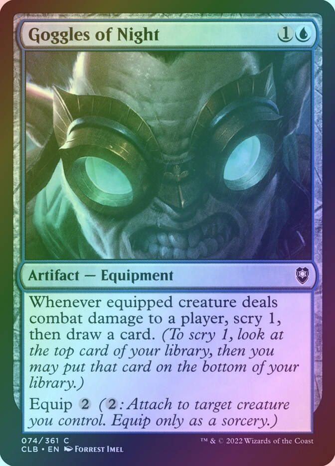 Goggles of Night (CLB) (74) / Foil