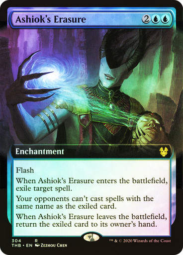 Ashiok's Erasure (THB) (304) / Extended Art / Foil