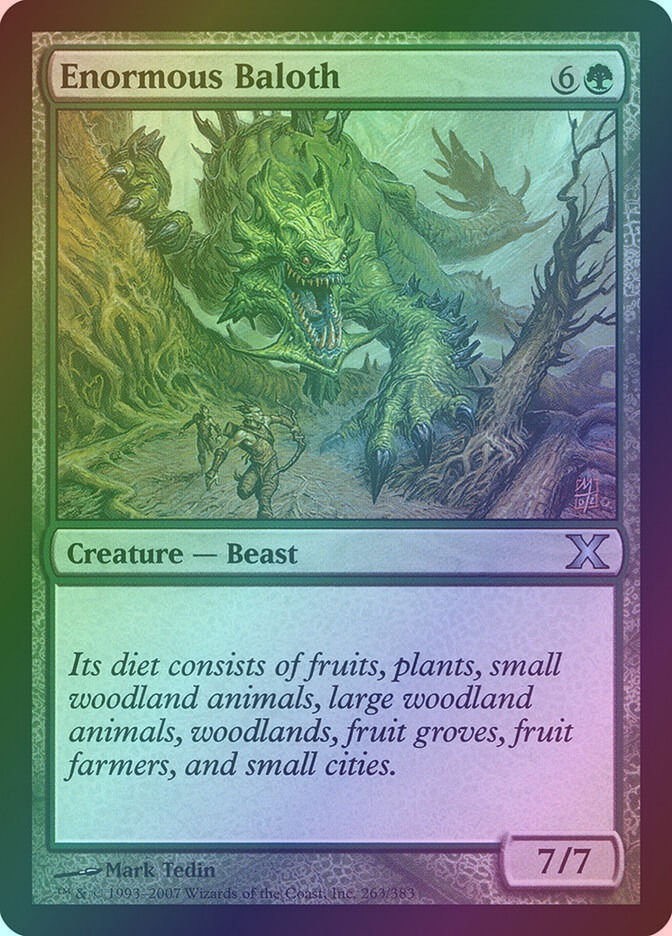 Enormous Baloth (10E) (263) / Foil