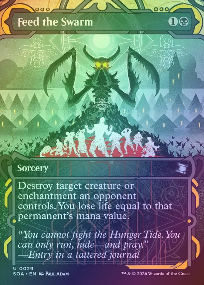 Feed the Swarm (SOA) (29) / Borderless / Showcase / Foil