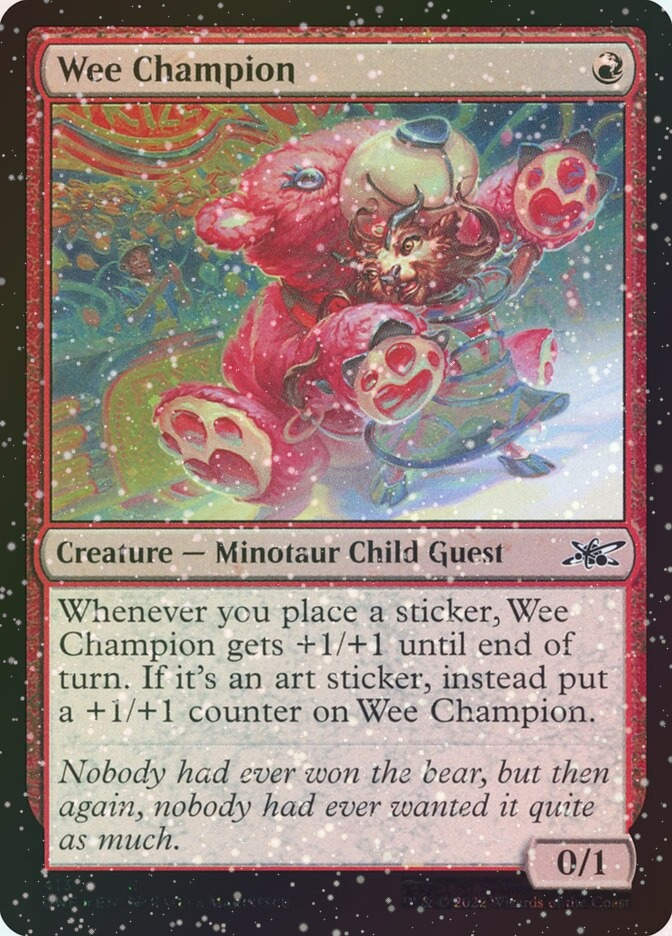 Wee Champion (UNF) (413) / Galaxy Foil
