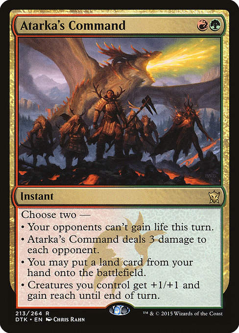 Atarka's Command (DTK)