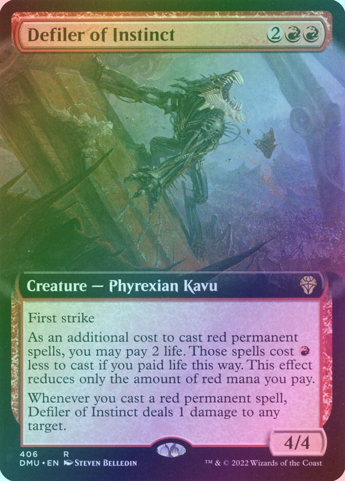 Defiler of Instinct (DMU) (406) / Extended Art / Foil