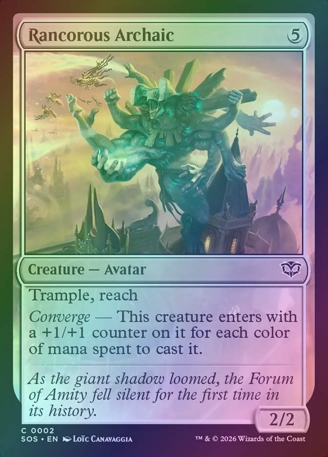 Rancorous Archaic (SOS) (2) / Foil
