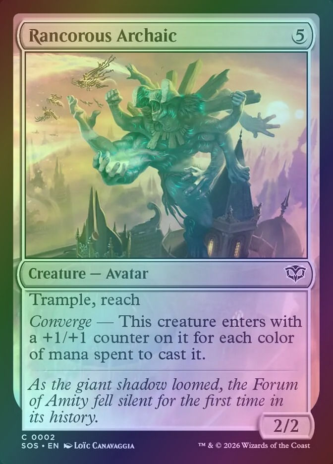 Rancorous Archaic (SOS) (2) / Foil