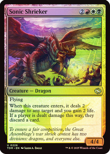 Sonic Shrieker (TDM) (226) / Foil