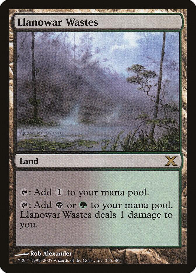 Llanowar Wastes (10E) (355)