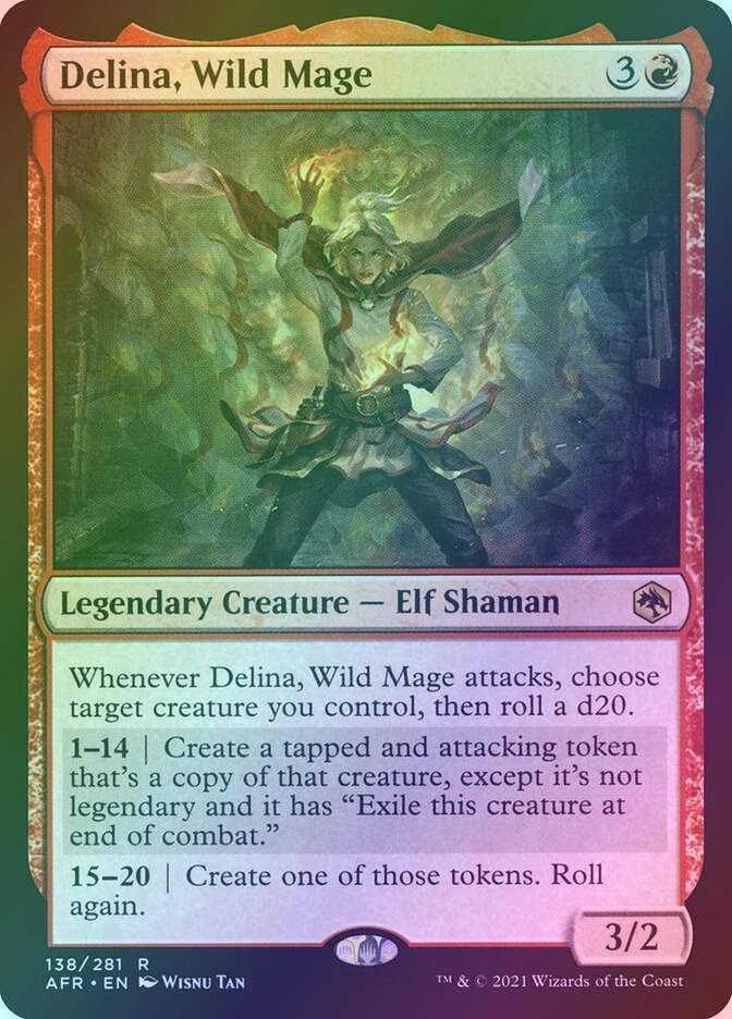 Delina, Wild Mage (AFR) (138) / Foil