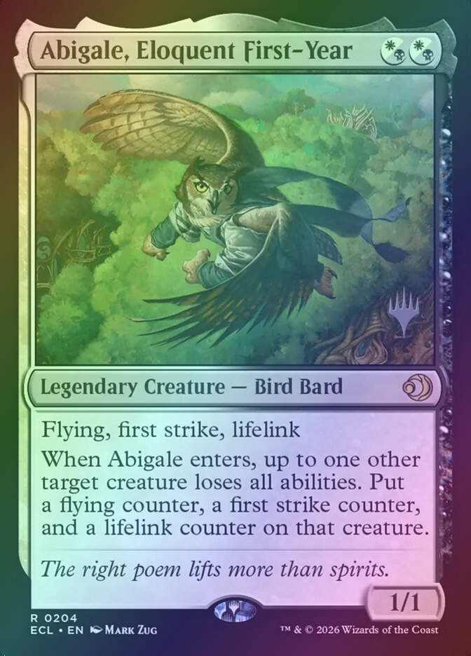 Abigale, Eloquent First-Year (PECL) (204p) / Foil