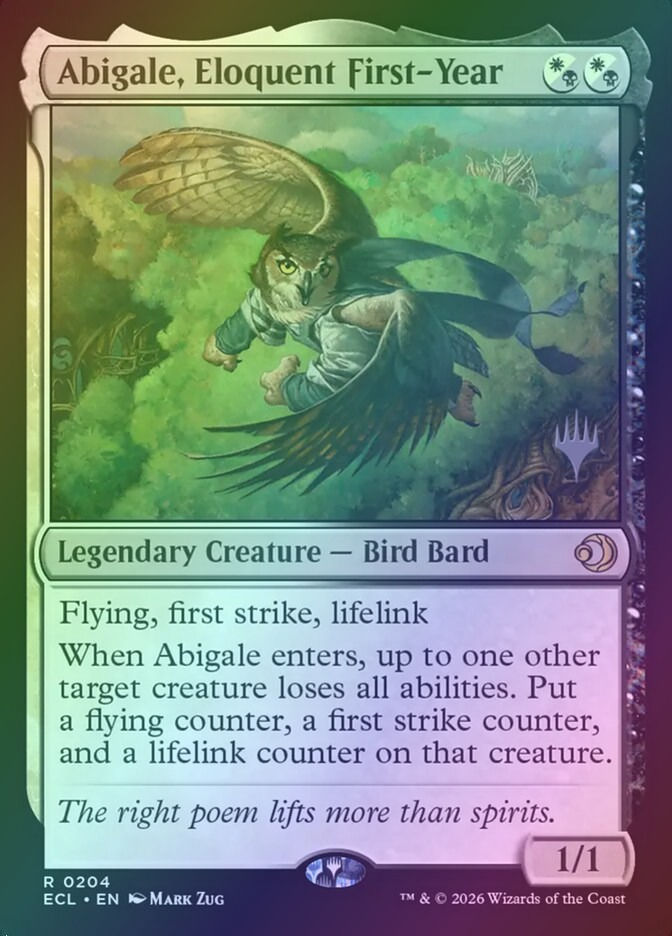 Abigale, Eloquent First-Year (PECL) (204p) / Foil