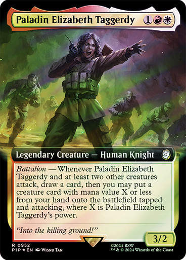 Paladin Elizabeth Taggerdy (pip) (952) / Extended Surge Foil