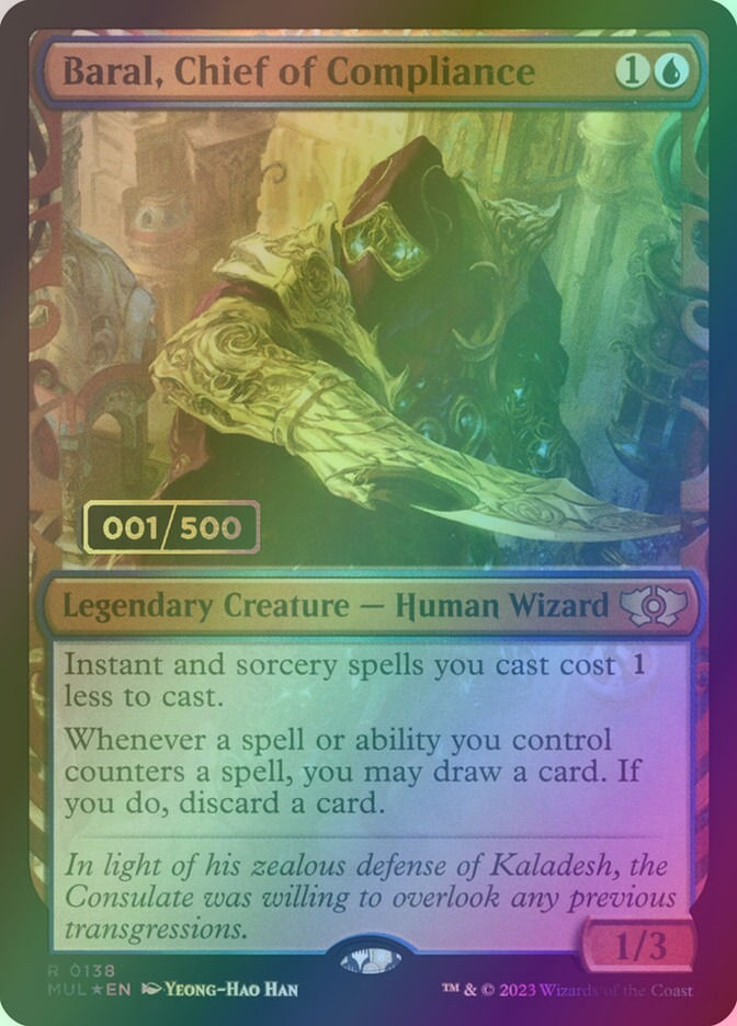 Baral, Chief of Compliance (MUL) (138z) / Serialized
