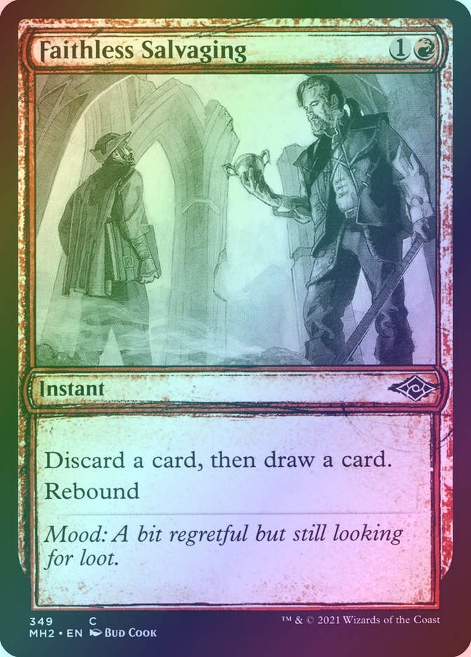 Faithless Salvaging (MH2) (349) / Showcase / Foil