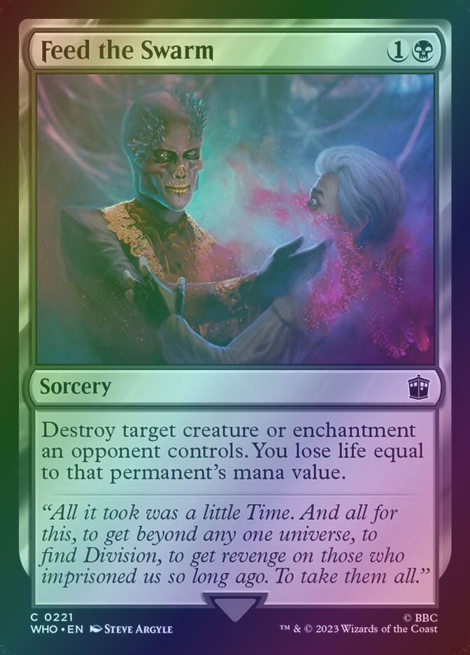 Feed the Swarm (WHO) (221) / Foil