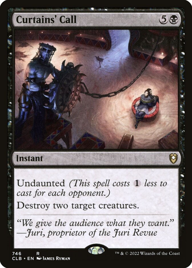 Curtains' Call (CLB) (746)