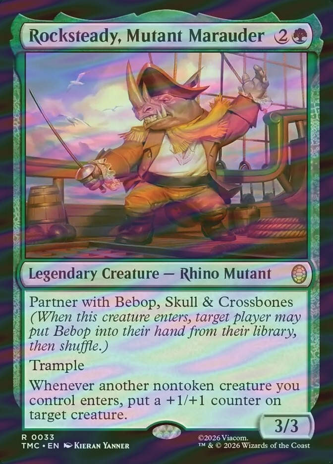 Rocksteady, Mutant Marauder (TMC) (33) / Surge Foil