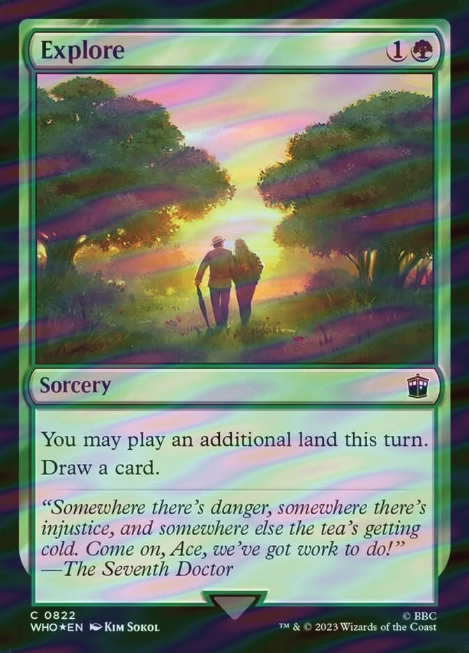 Explore (WHO) (822) / Surge Foil