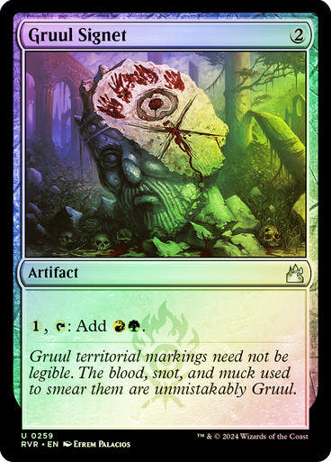 Gruul Signet (rvr) (259) / Foil