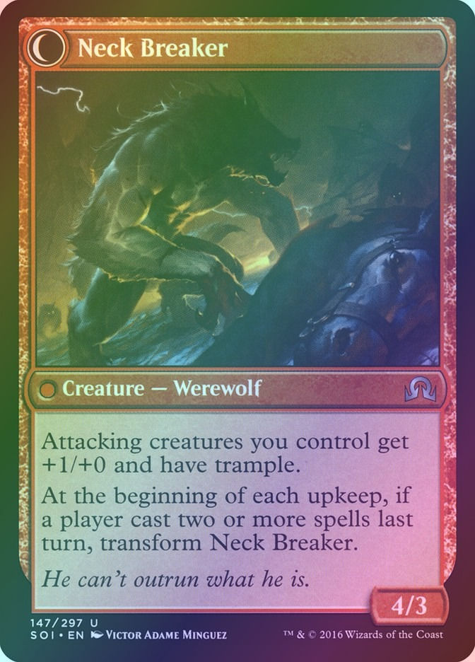 Breakneck Rider // Neck Breaker (SOI) (147) / Foil — cara 2 de 2