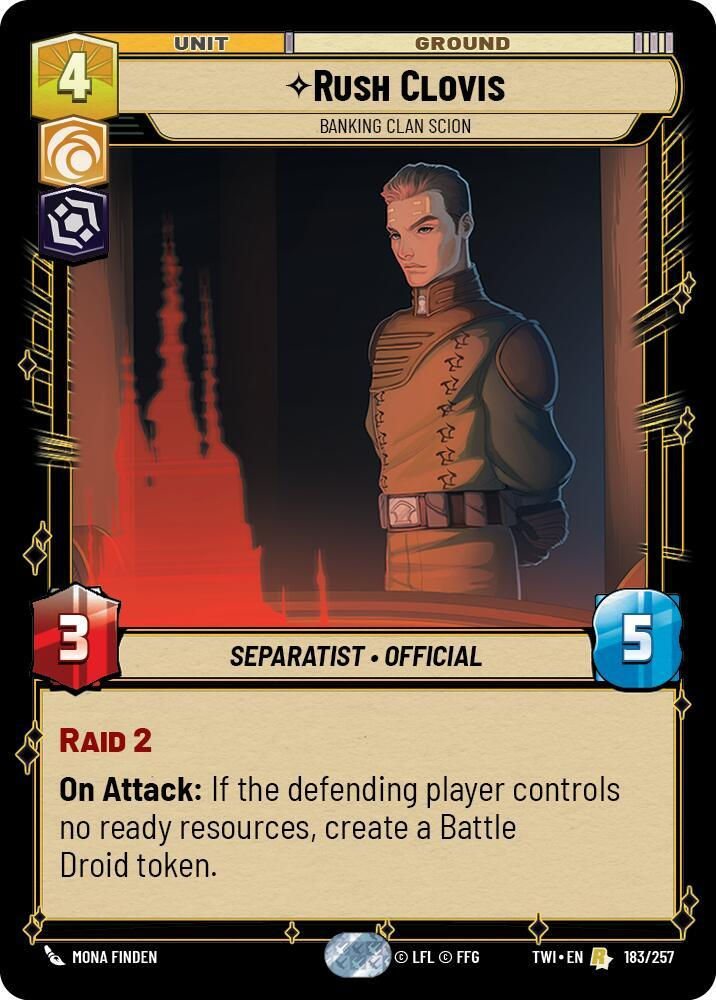 Rush Clovis - Banking Clan Scion (TWI) (183/257)