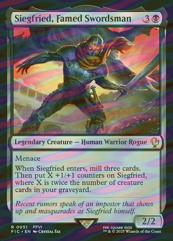 Siegfried, Famed Swordsman (FIC) (51) / Surge Foil