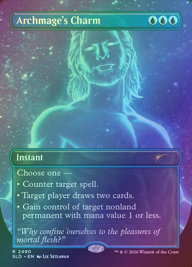 Archmage's Charm (SLD) (2490) / Borderless / Foil