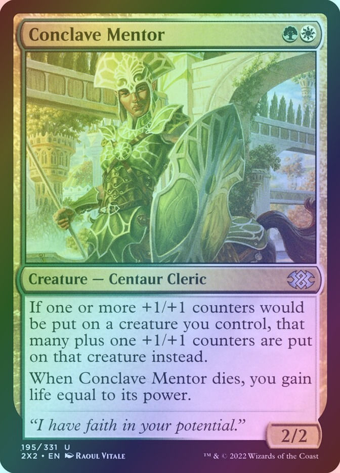 Conclave Mentor (2X2) (195) / Foil