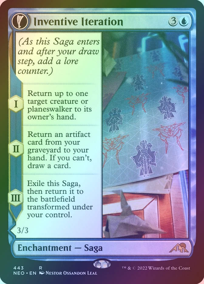 Inventive Iteration // Living Breakthrough (NEO) (443) / Extended Art / Foil