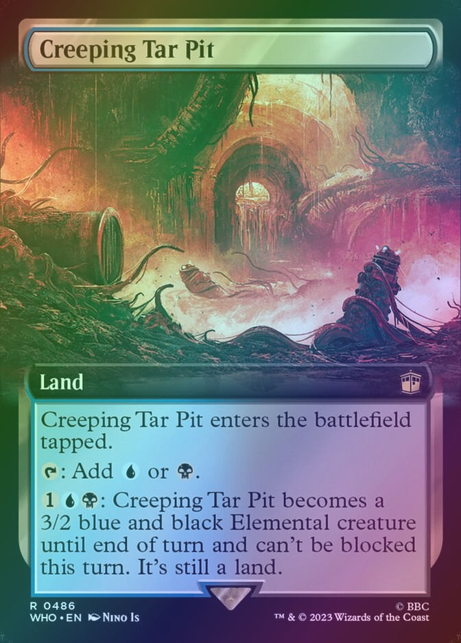 Creeping Tar Pit (WHO) (486) / Extended Art / Foil