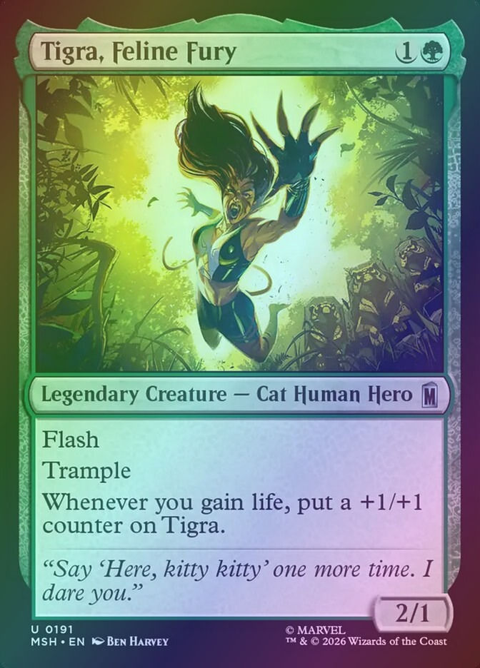 Tigra, Feline Fury (MSH) (191) / Foil