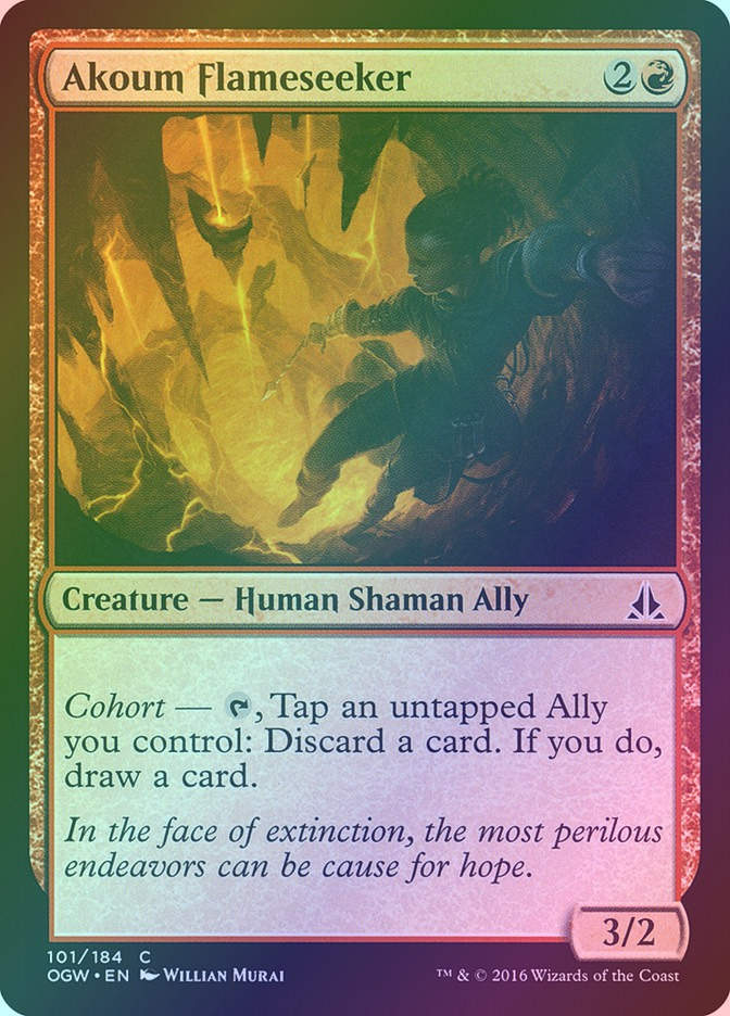 Akoum Flameseeker (OGW) (101) / Foil